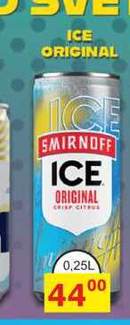 SMIRNOFF ICE ORIGINAL 0,25l míchaný nápoj