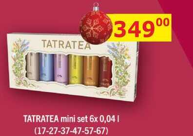 TATRATEA mini set 6x 0,04l (17-27-37-47-57-67) 