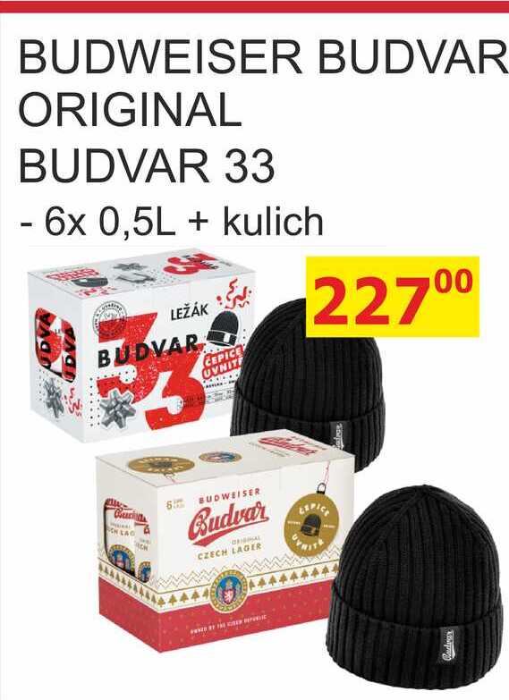 Budweiser Budvar B:Original Pivo světlý ležák 6 x 5l + kulich