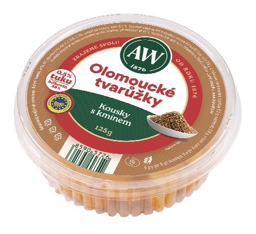 Olomoucké tvarůžky Kousky, 125 g