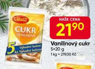 Vitana Vanilinový cukr 5×20 g