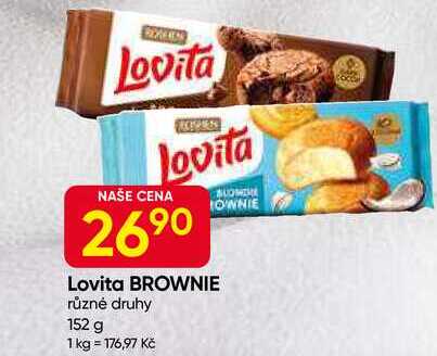 Lovita BROWNIE různé druhy 152 g 