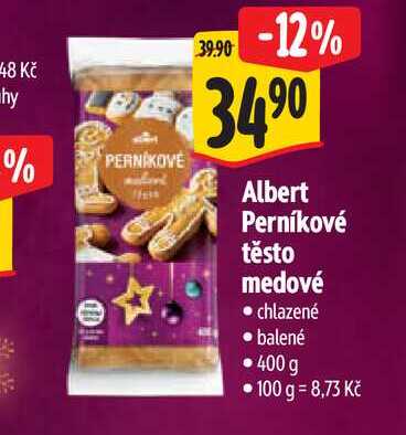   Albert Perníkové těsto medové 400 g