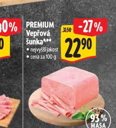 PREMIUM Vepřová šunka 100 g 