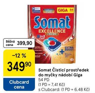 Somat Čisticí prostředek do myčky nádobí Giga, 54 PD 