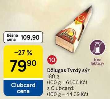 Džiugas Tvrdý sýr, 180 g 
