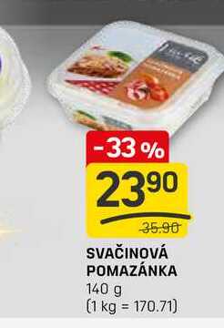 SVAČINOVÁ POMAZÁNKA 140 g 