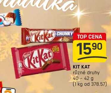 KIT KAT různé druhy 40-42 g 