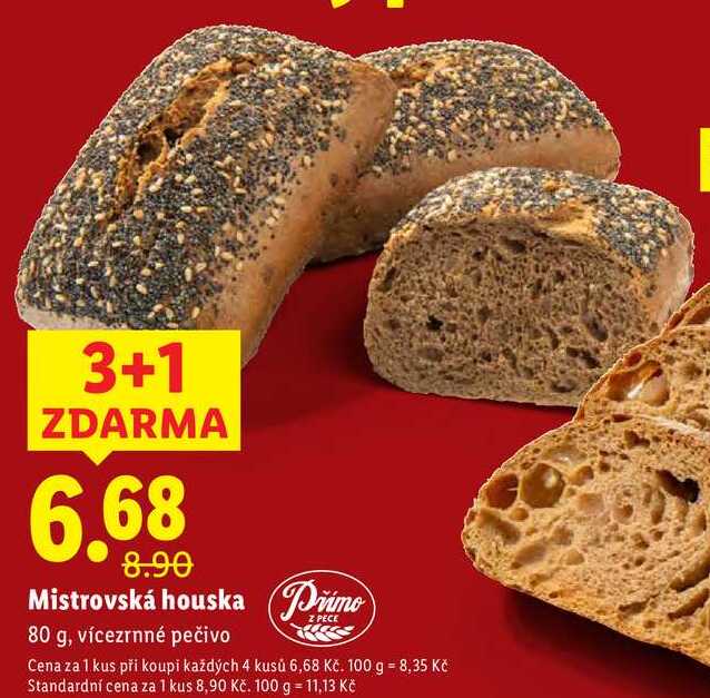 Mistrovská houska, 80 g