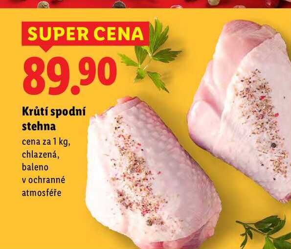 Krůtí spodní stehna, cena za 1 kg