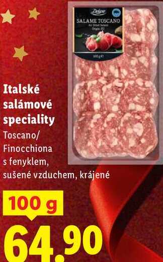 Italské salámové speciality, 100 g