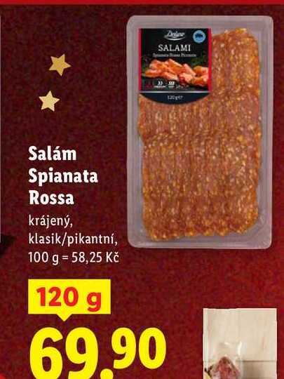 Salám Spianata Rossa, 120 g