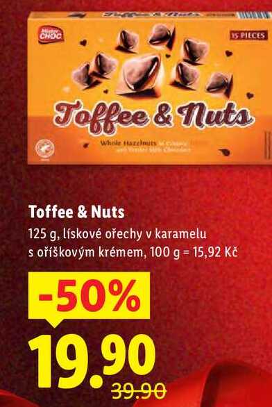 Toffee & Nuts, 125 g