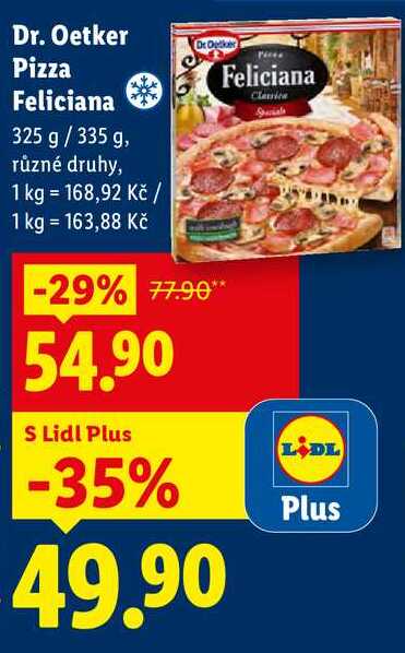 Dr. Oetker Pizza Feliciana, 325 g/335 g