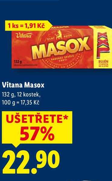 Vitana Masox, 132 g