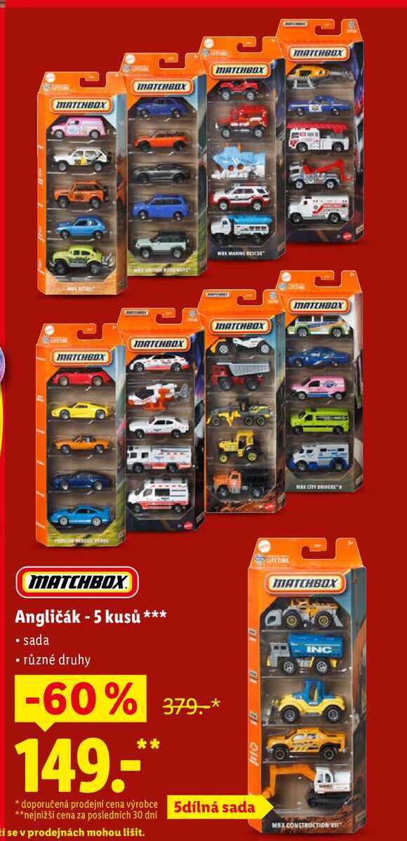 Angličák - 5 kusů