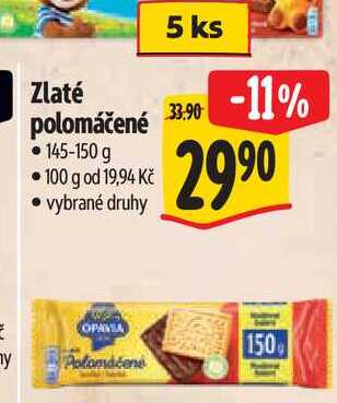 Zlaté polomáčené 145-150 g 