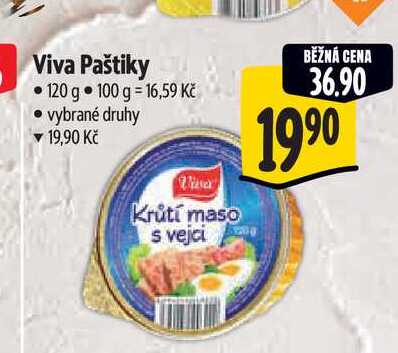 Viva Paštiky 120 g 