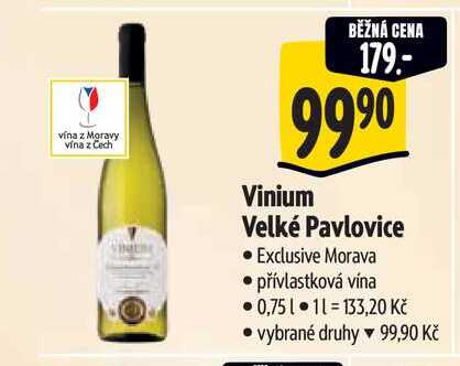 Vinium Velké Pavlovice 0,75 l