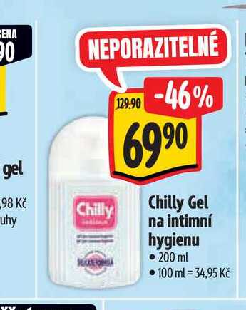   Chilly Gel na intimní hygienu 200 ml 