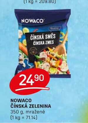 NOWACO ČÍNSKÁ ZELENINA 350 g, mražené 