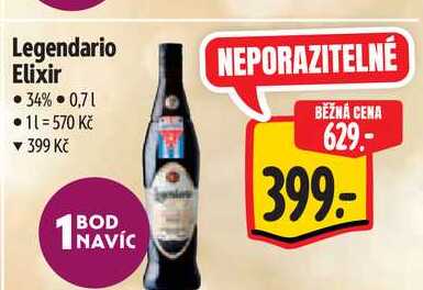 Legendario Elixir, 0,7 l
