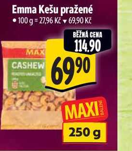 Emma Kešu pražené, 250 g