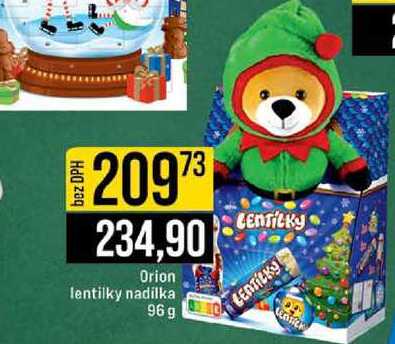 Orion lentilky nadilka 96 g 