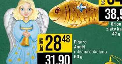 Figaro Andel mléčná čokoláda 60g 