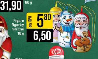 Figaro figurky mléčné 16 g