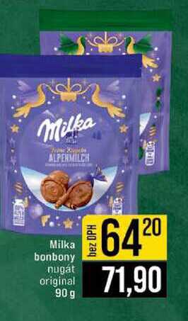 Milka bonbony nugát original 90 g
