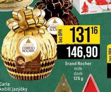 Grand Rocher milk dark 125 g 