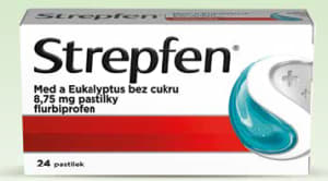 STREPFEN Med a Eukalyptus bez cukru 24 pastilek