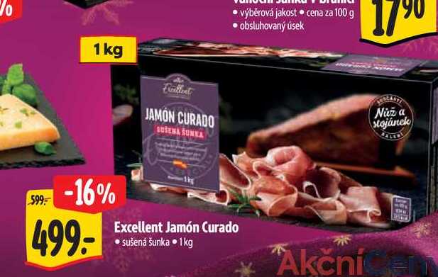  Excellent Jamón Curado  1 kg