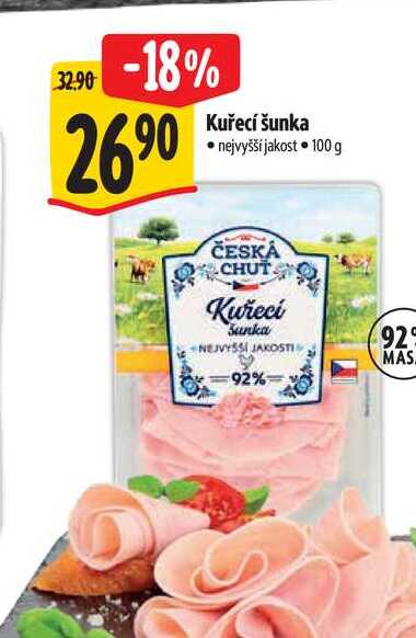  Kuřecí šunka  100 g