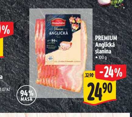 PREMIUM Anglická slanina 100 g