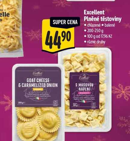   Excellent Plněné těstoviny 200-250 g