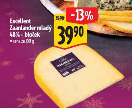 Excellent Zaanlander mladý 48% - bloček 100 g