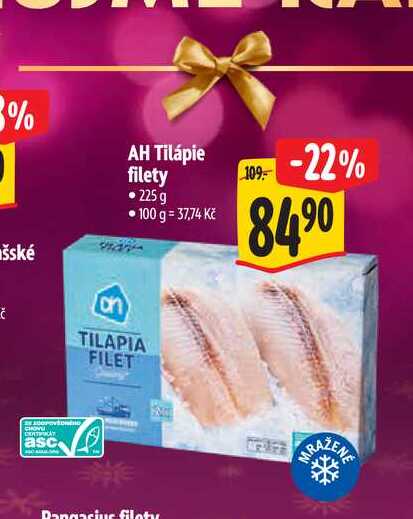 AH Tilápie filety 225 g