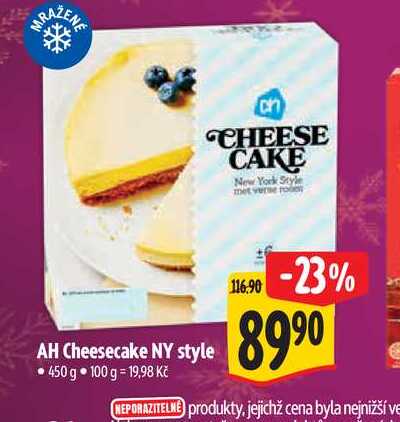 AH Cheesecake NY style 450 g
