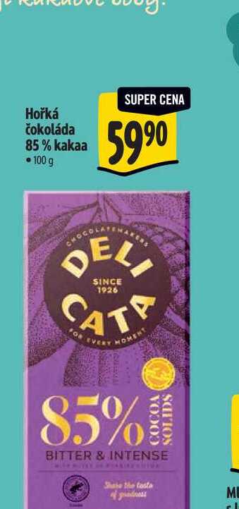 Hořká čokoláda 85% kakaa 100 g 