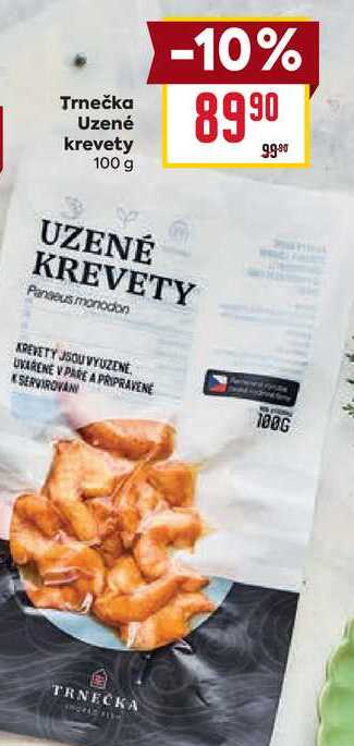 Trnečka Uzené krevety 100g
