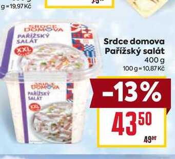 Srdce domova Pařížský salát 400 g