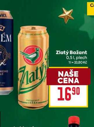 Zlatý Bažant 0,51, plech