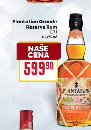 Plantation Grande Réserve Rum 0,7l