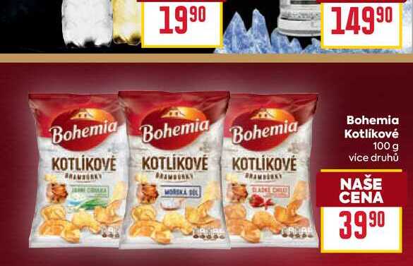 Bohemia Kotlíkové 100g