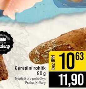 Cereální rohlik 80 g 
