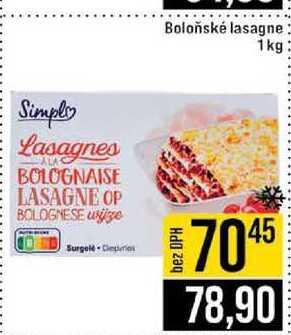 Boloňské lasagne 1kg