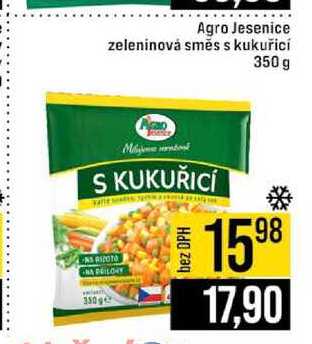 Agro Jesenice zeleninová směs s kukuřicí 350 g 