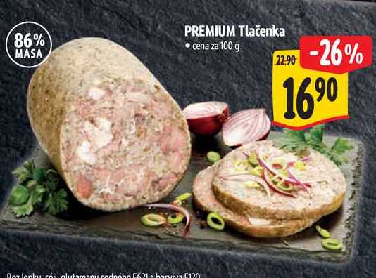 PREMIUM Tlačenka, cena za 100 g